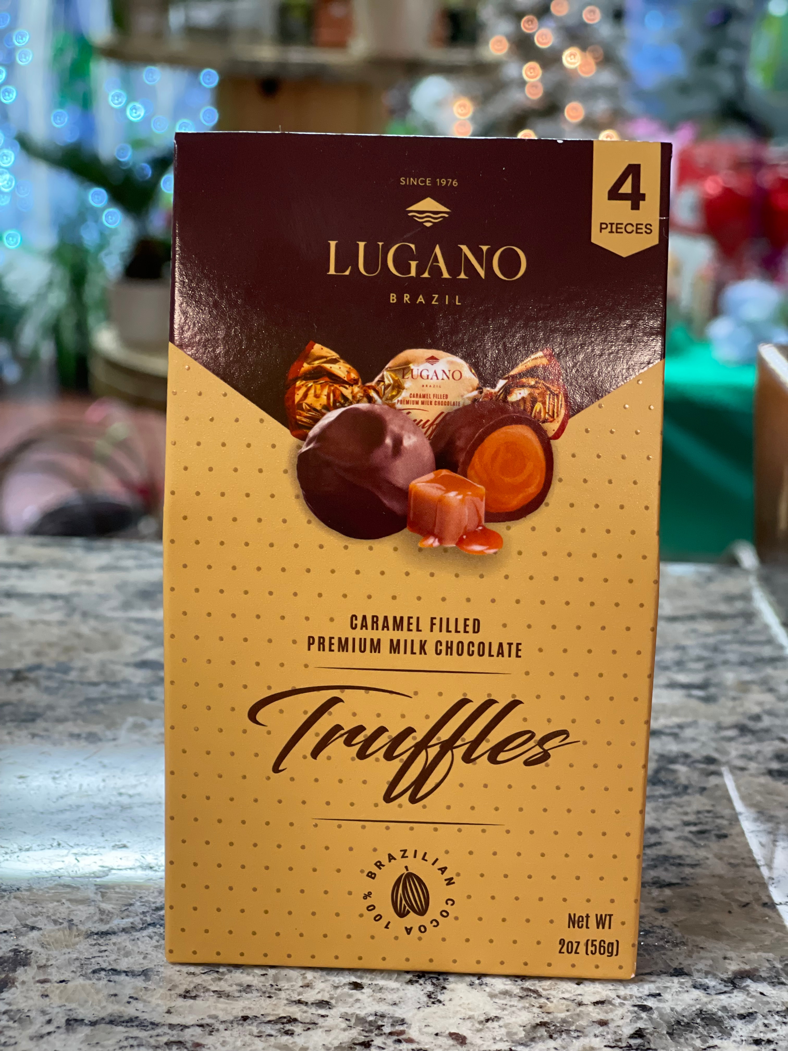 LUGANO CARAMEL MILK CHOCOLATE TRUFFLES